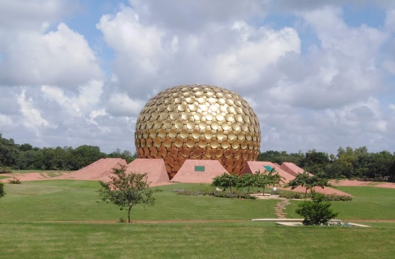 The Matrimandir at Auroville, Pondicherry, a symbol of peace